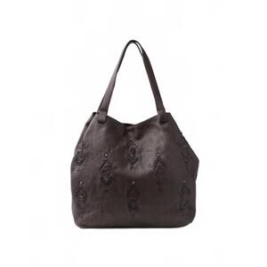 NEW BIBA women's bayron shoulder bag in dark lavender